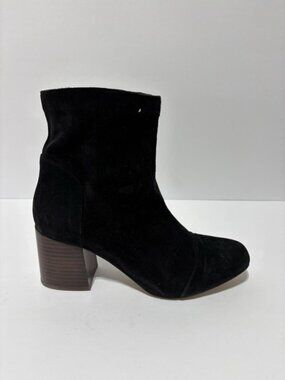 Eram Women’s Black Suede Ankle Booties, Size US 9M, EUR 40